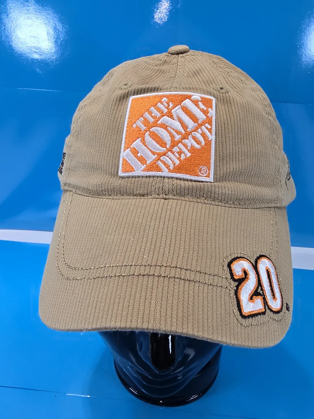 Home Depot Joe Gibbs Racing NASCAR #20 Beige Strapback Hat